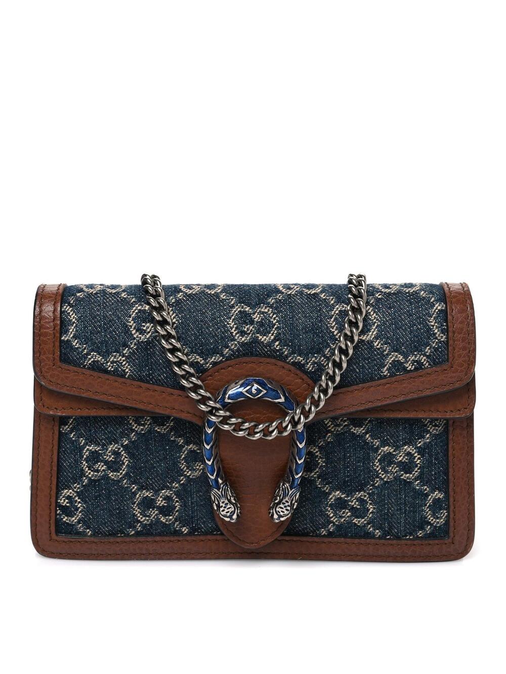 Gucci New Denim Gg Dollar Calfskin #375254G85B